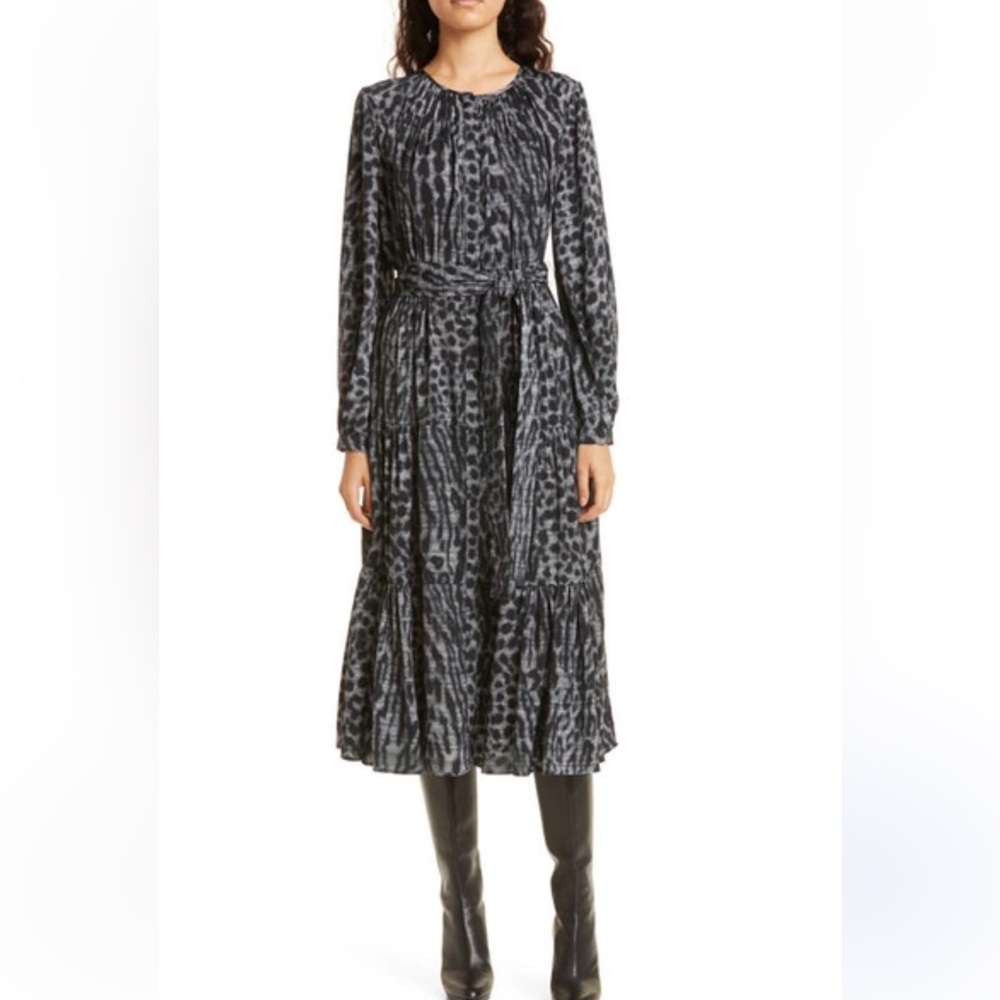 🪴New KOBI HALPERIN Poppi leopard print dress